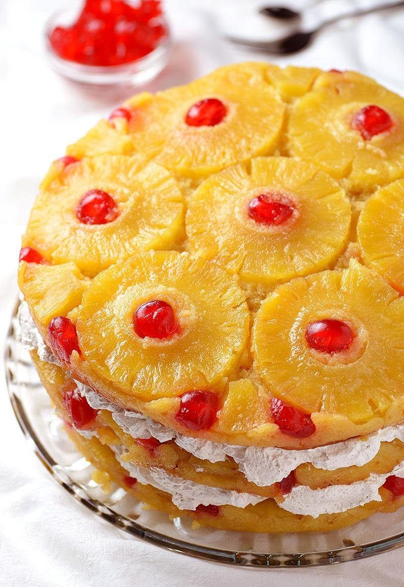 Upside Down Cake Recipe
 Pineapple Upside Down Cake