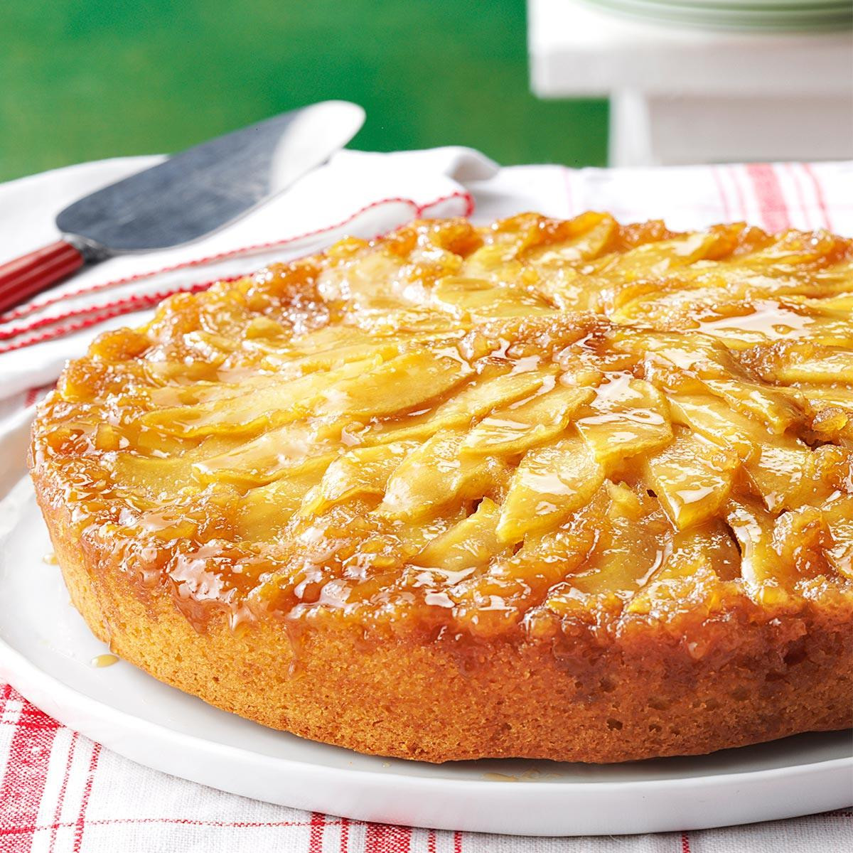 Upside Down Cake Recipe
 Gingered Apple Upside Down Cake Recipe