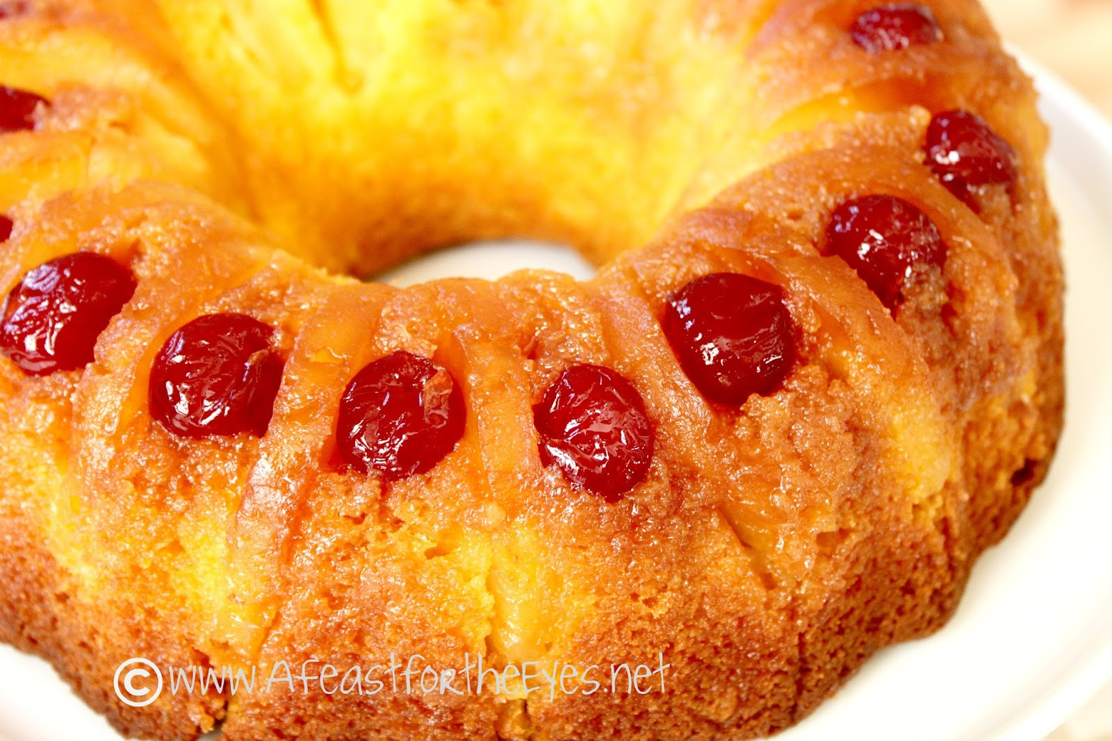 Upside Down Pineapple Bundt Cake
 Pineapple Upside Down Bundt Cake