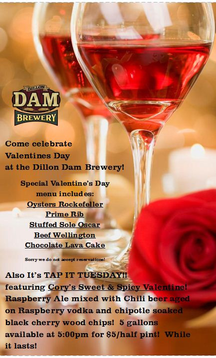 Valentine'S Day Dinner Specials
 Valentine’s Day Dinner Specials Dam Menu Also Served