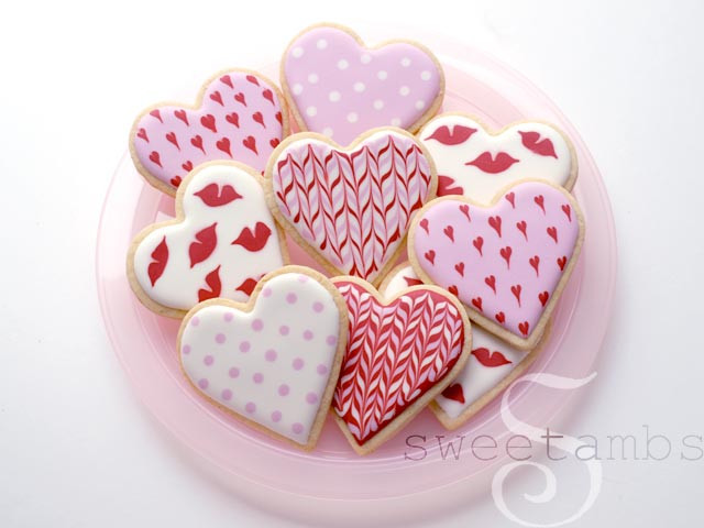 Valentines Day Cookies
 Simple Valentine s Day CookiesSweetAmbs