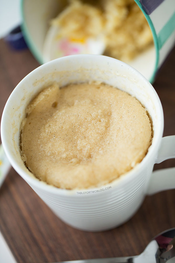 Vanilla Cake In A Mug
 The Moistest Very Vanilla Mug Cake Table for Two