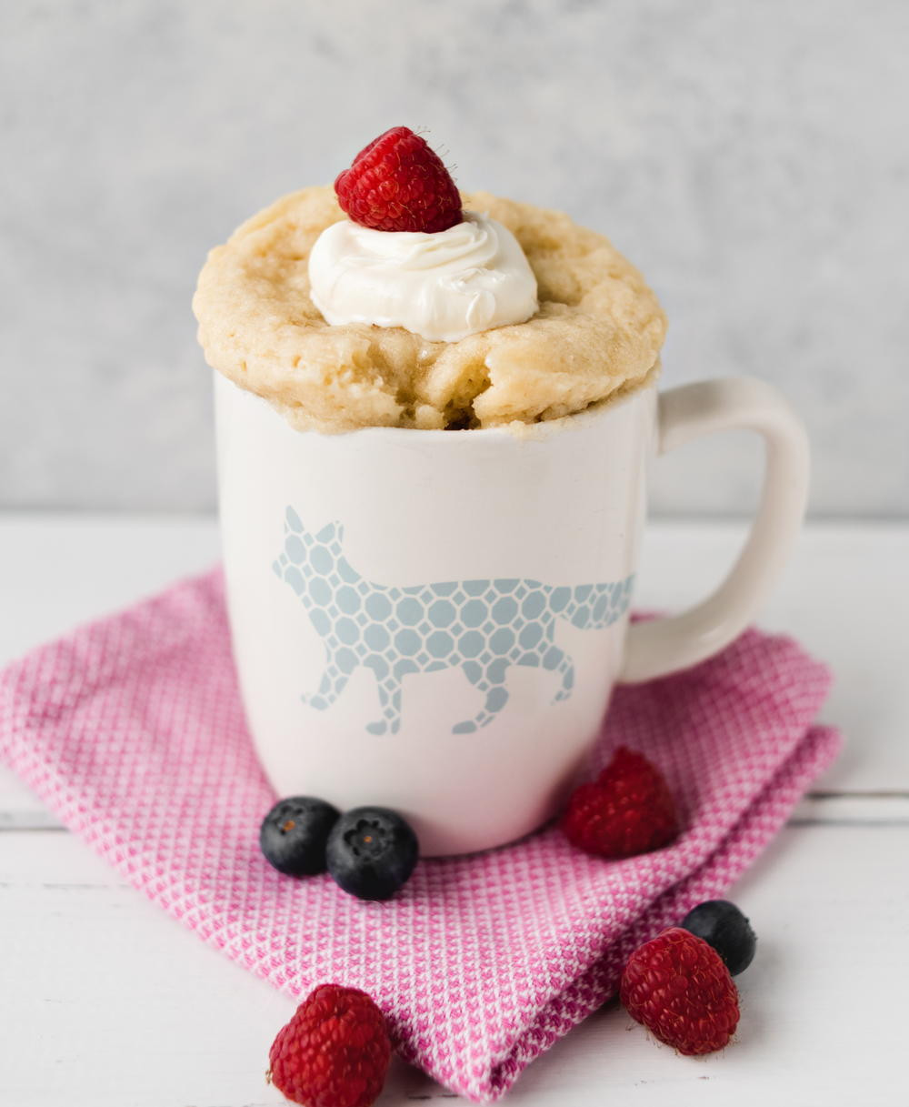 Vanilla Cake In A Mug
 Moist Vanilla Mug Cake