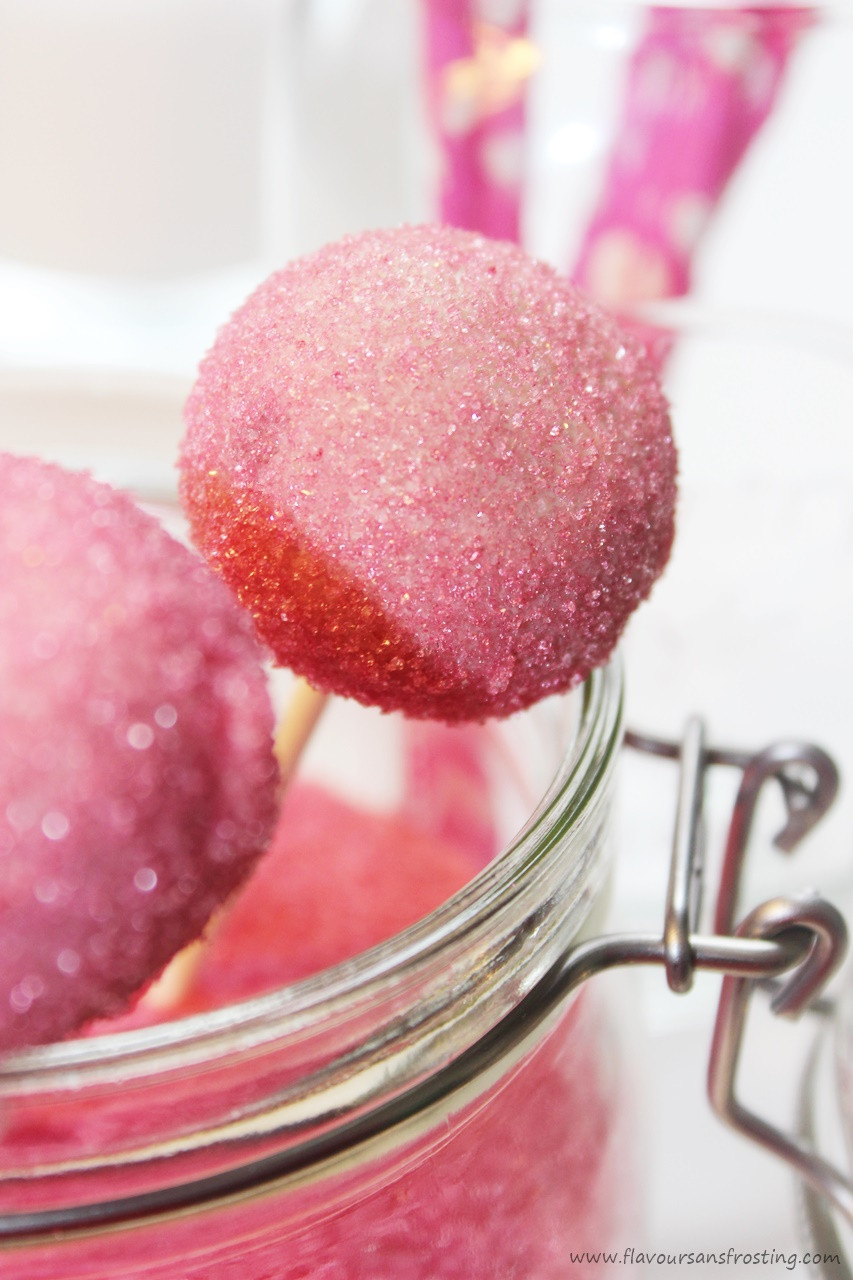 Vanilla Cake Pop Recipe
 CAKE POPS RECIPE blueberry and vanilla