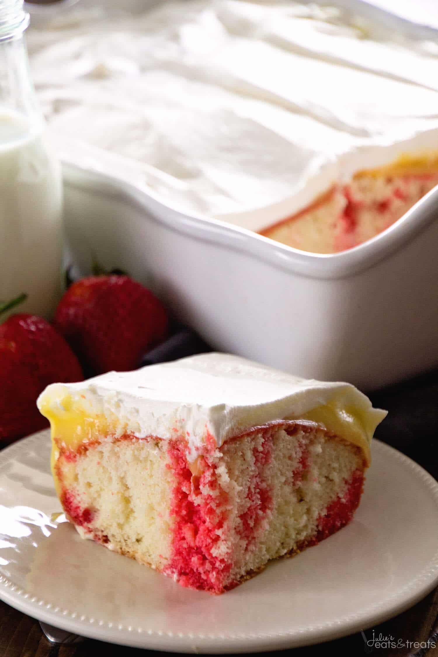 Vanilla Pudding Dessert
 Strawberry Vanilla Poke Cake Julie s Eats & Treats