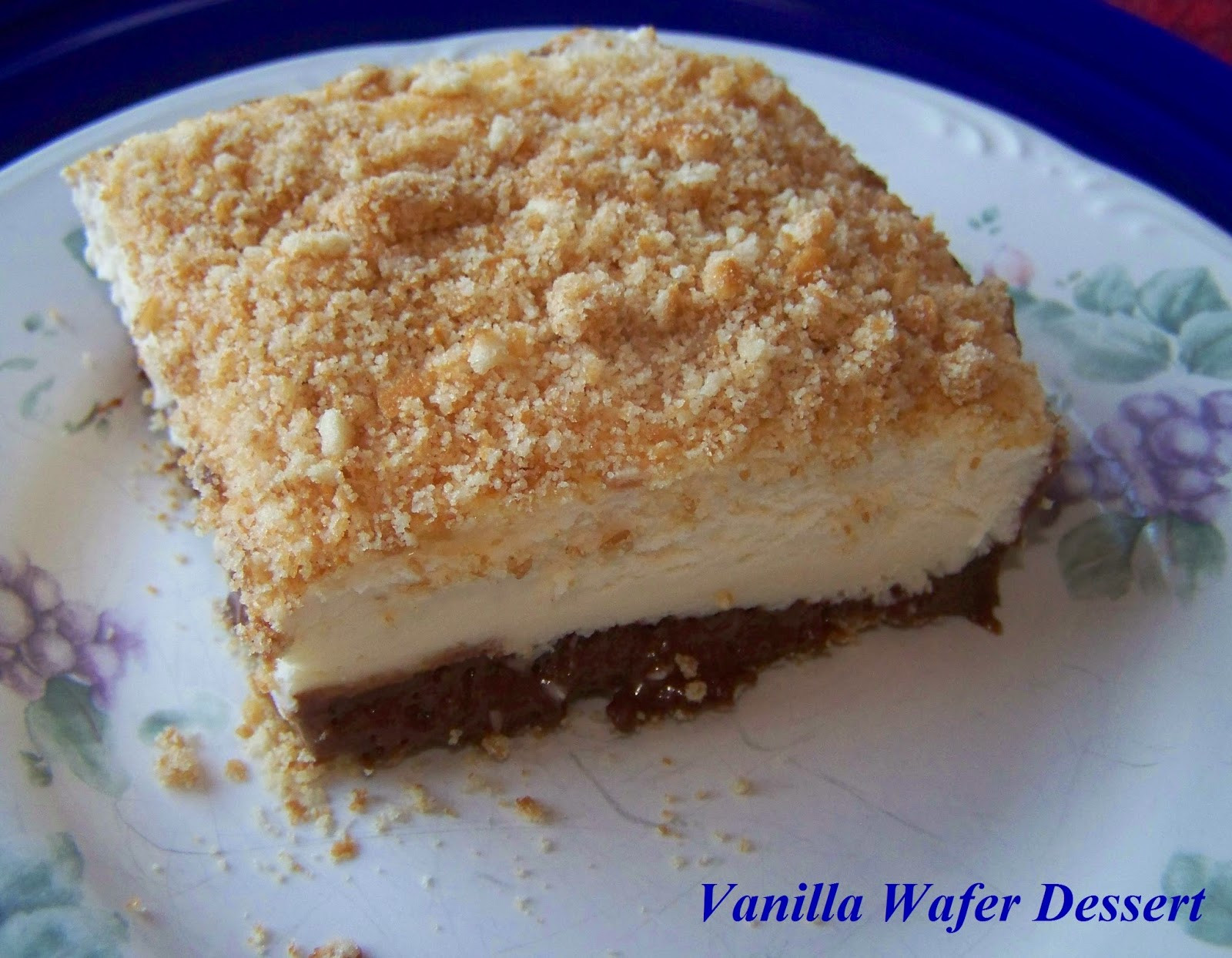 Vanilla Wafer Dessert
 2 Kids and Tired Cooks February 2015