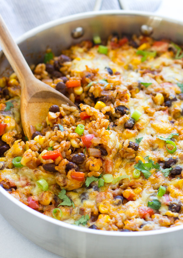 Veg Mexican Rice
 e Skillet Mexican Rice Casserole