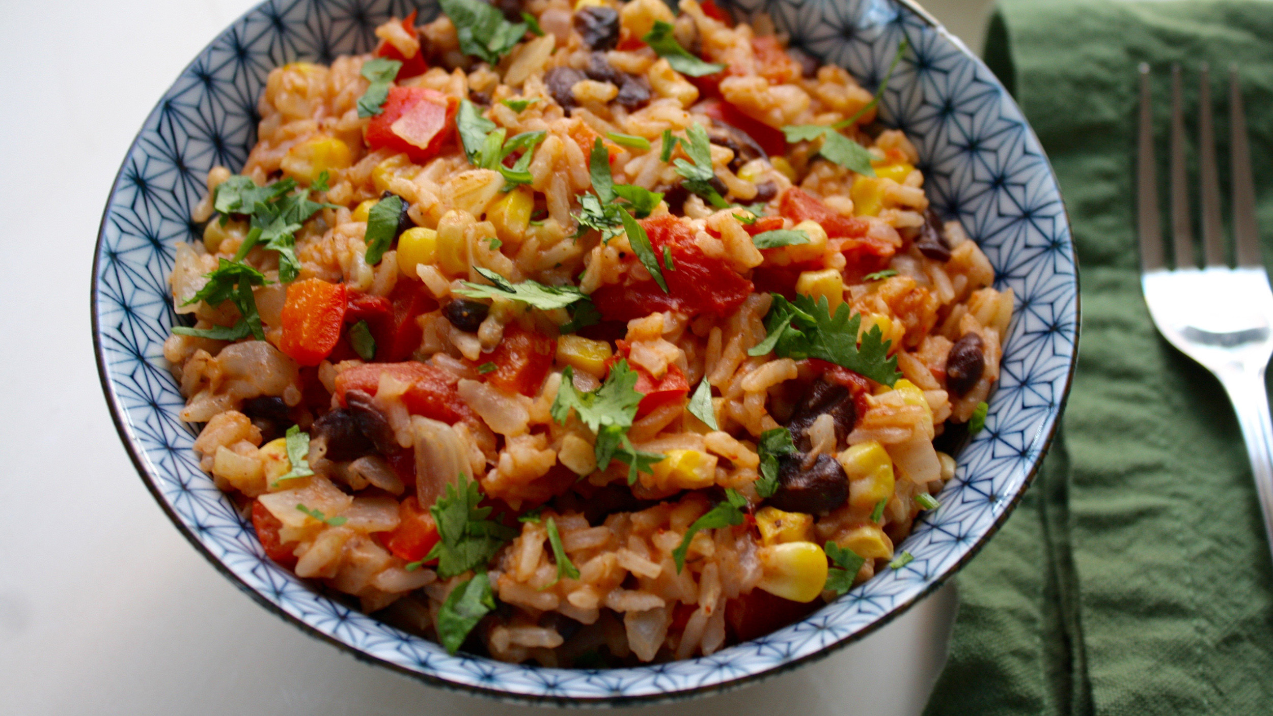 Veg Mexican Rice
 ve arian spanish rice and beans