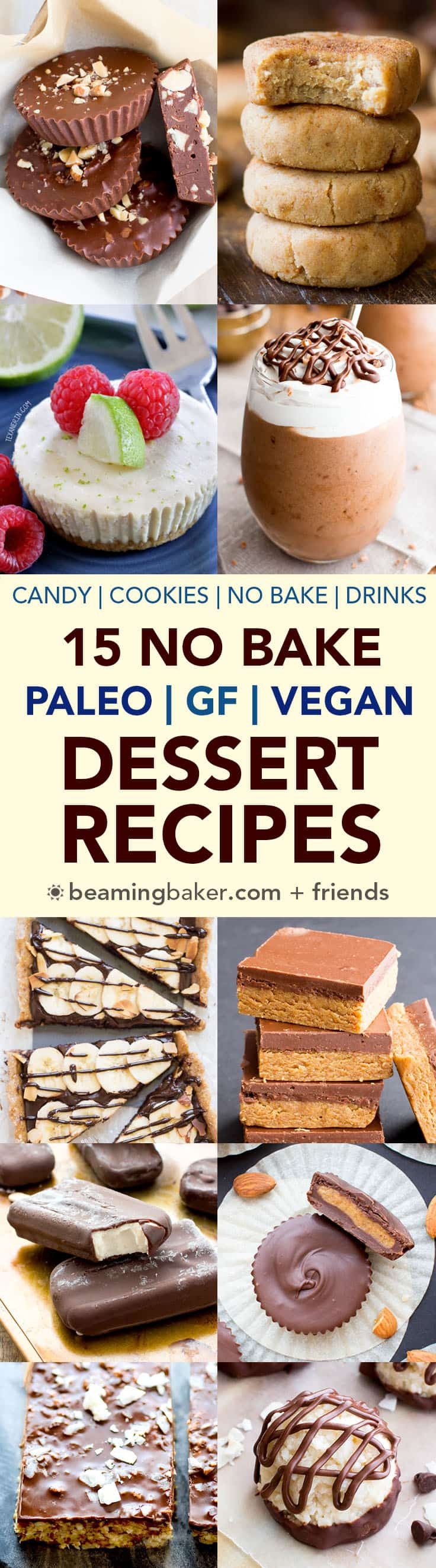 Vegan And Gluten Free Desserts
 15 No Bake Paleo Vegan Desserts Gluten Free Dairy Free