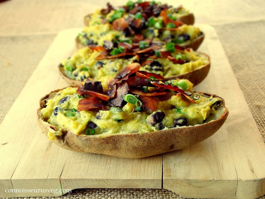 Vegan Baked Potato
 Vegan Twice Baked Potatoes Connoisseurus Veg