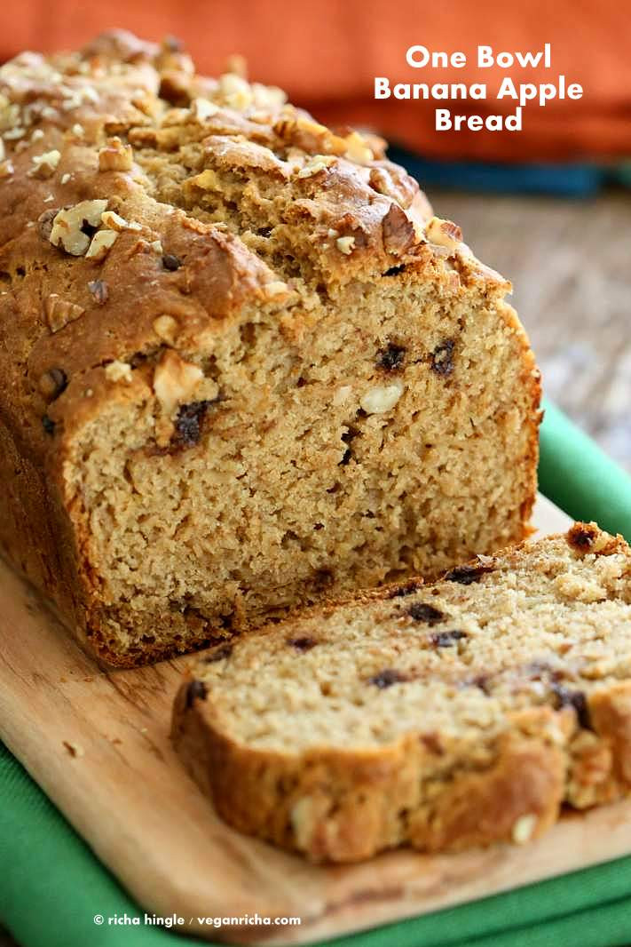 Vegan Banana Bread
 e Bowl Vegan Banana Apple Bread Vegan Richa