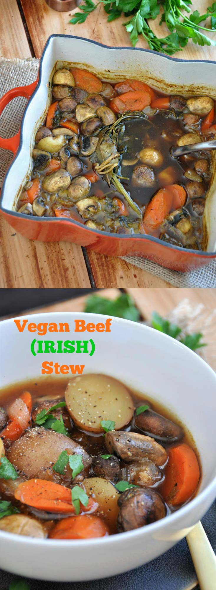 Vegan Beef Stew
 Vegan Beef Irish Stew Veganosity
