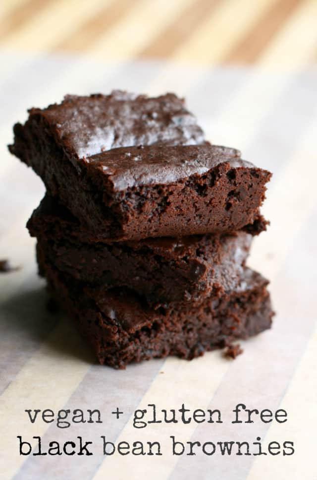 Vegan Black Bean Brownies
 Gluten Free Vegan Black Bean Brownies The Pretty Bee