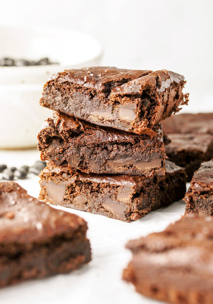 Vegan Black Bean Brownies
 Vegan Flourless Black Bean Brownies