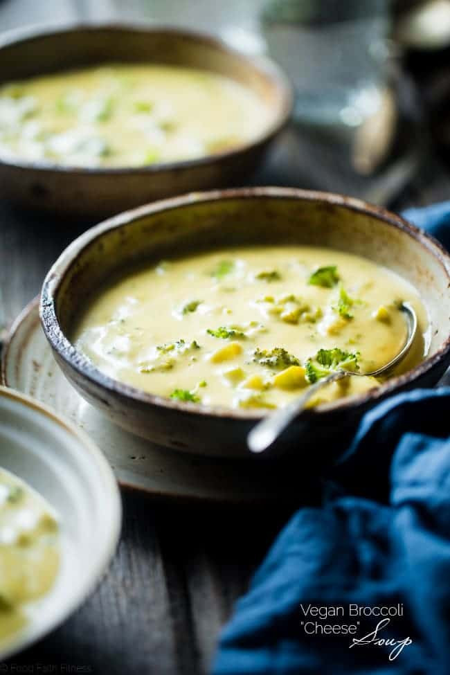 Vegan Broccoli Cheddar Soup
 Vegan Broccoli Cheese Soup