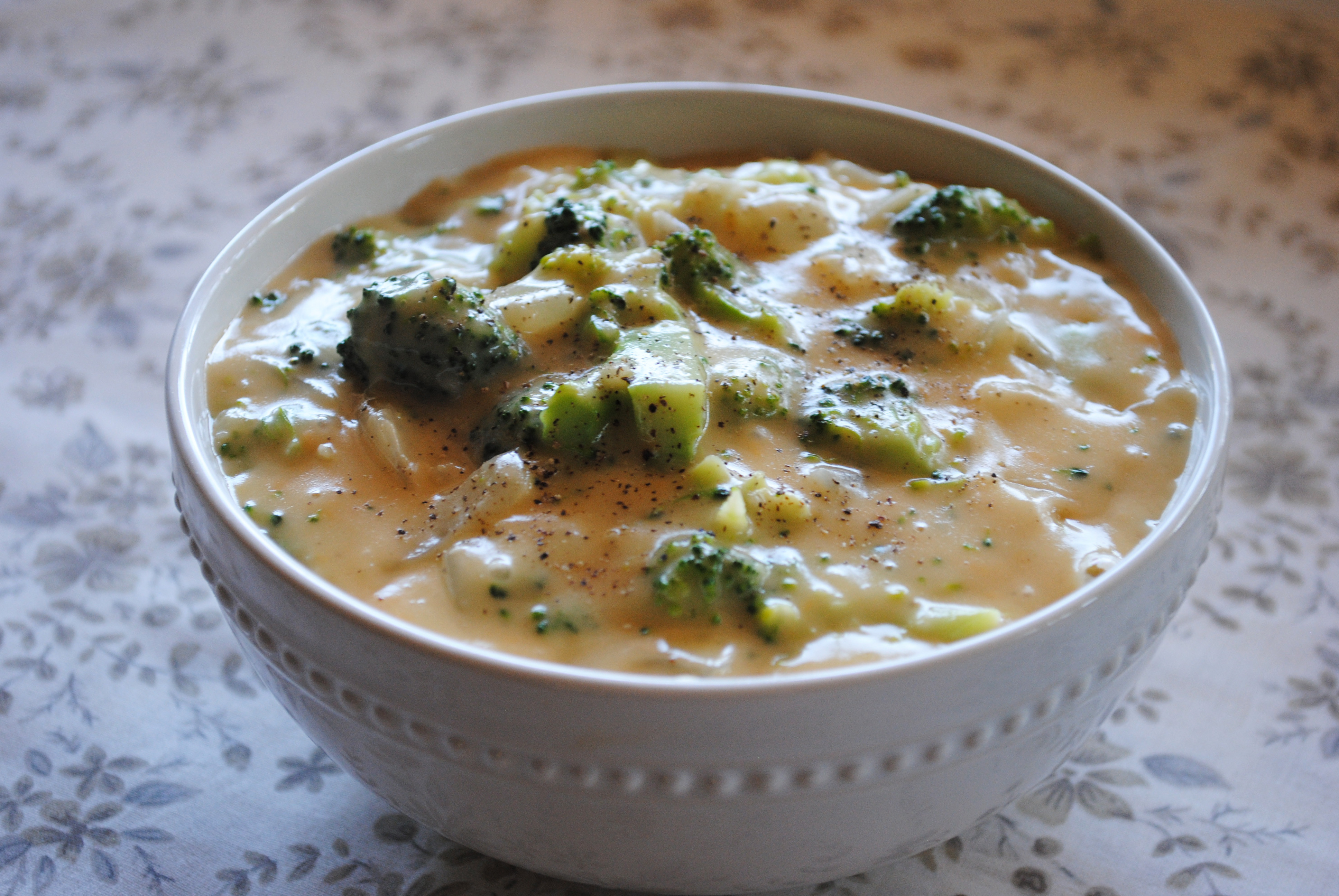 Vegan Broccoli Cheddar Soup
 Creamy Broccoli Cheese Soup