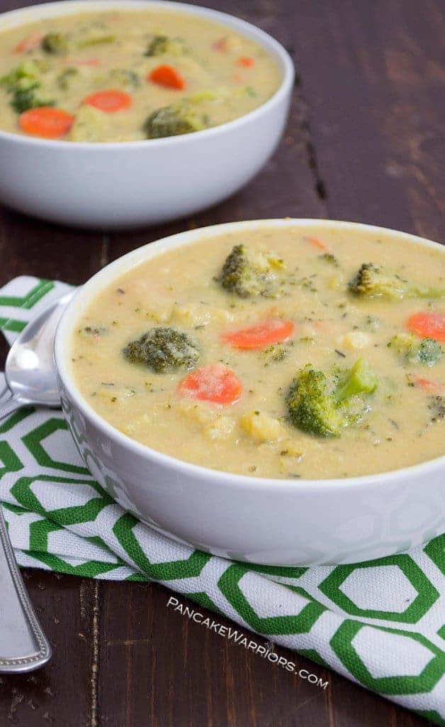 Vegan Broccoli Cheddar Soup
 Vegan Broccoli Cheese Soup Dairy Free Gluten Free