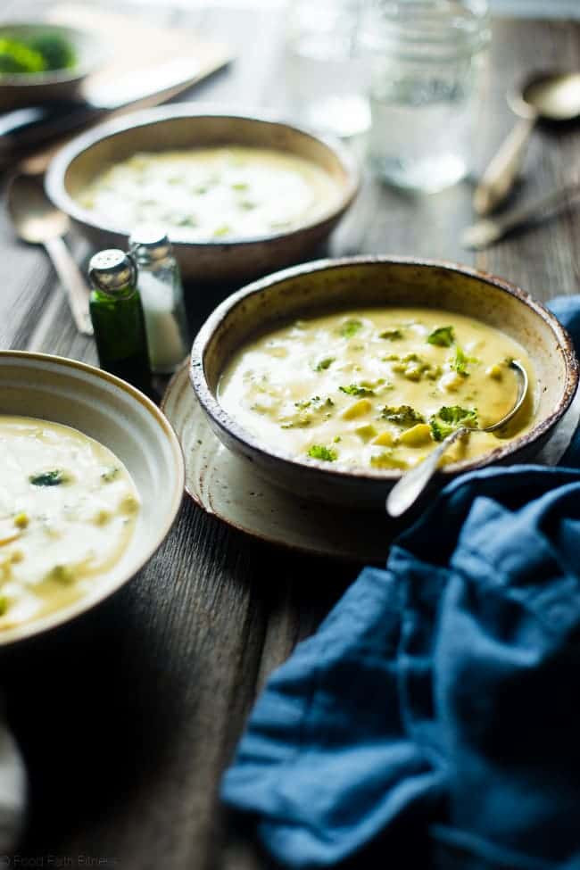 Vegan Broccoli Cheddar Soup
 Vegan Broccoli Cheese Soup