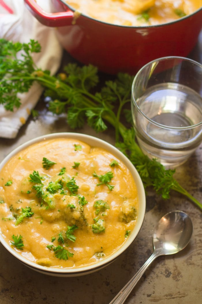 Vegan Broccoli Cheddar Soup
 Vegan Broccoli Cheese Soup Connoisseurus Veg