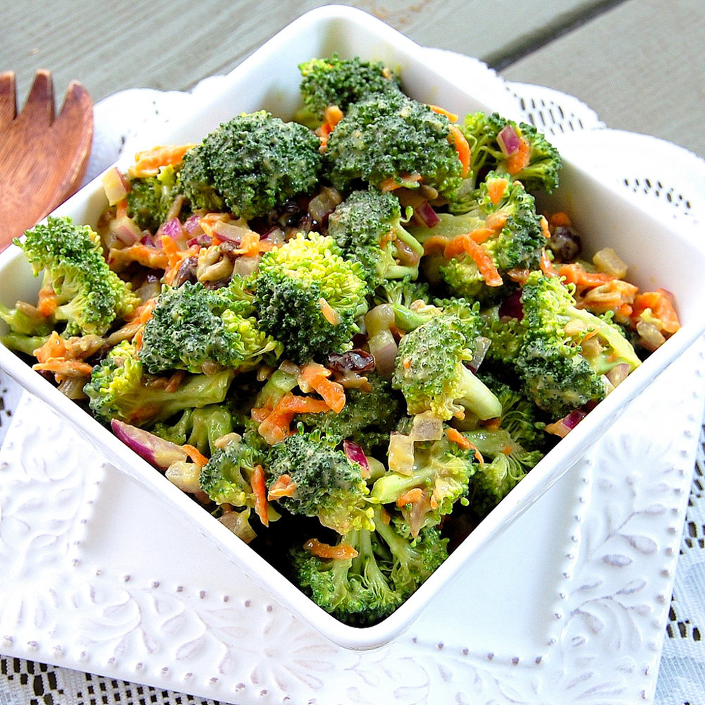 Vegan Broccoli Recipes
 Vegan Broccoli Salad Pure Thyme