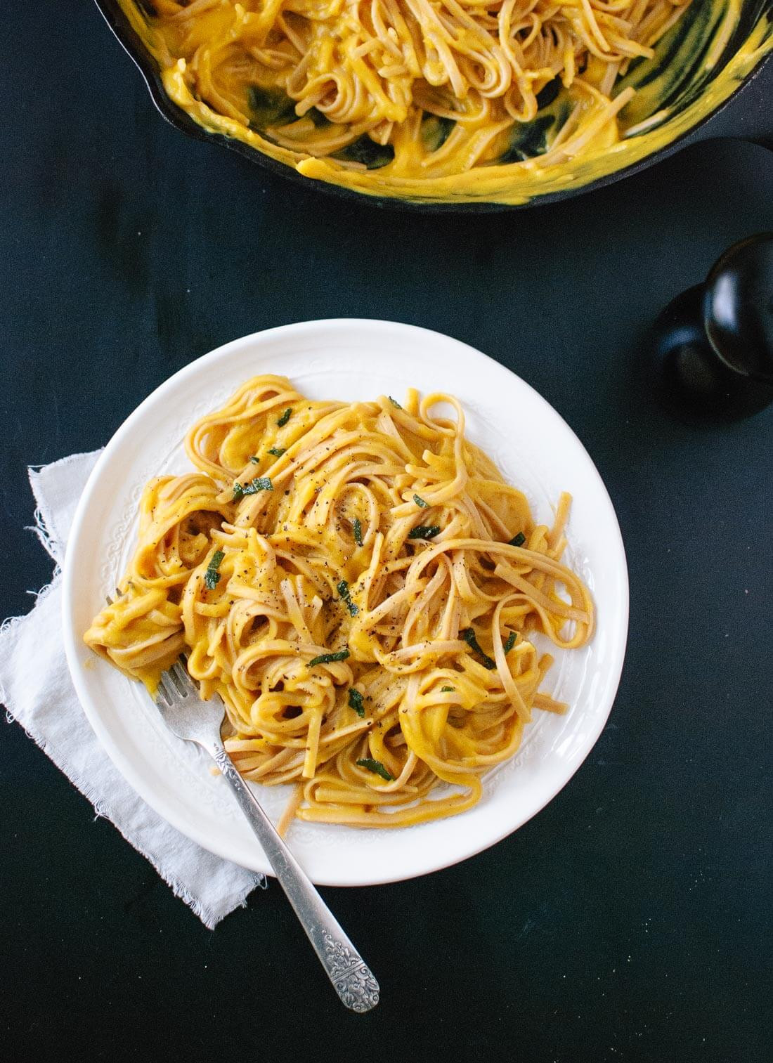 Vegan Butternut Squash Recipes
 Creamy vegan Butternut Squash Linguine with Fried Sage