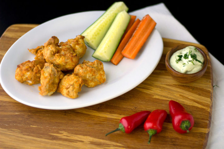 Vegan Cauliflower Wings
 Vegan Cauliflower Wings and vegan ranch