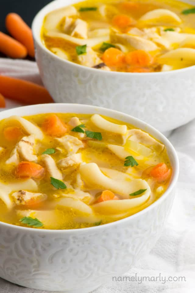 Vegan Chicken Noodle Soup
 Easy Vegan Chicken Noodle Soup Namely Marly