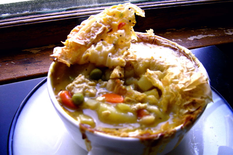 Vegan Chicken Pot Pie
 vegan no chicken pot pie Rhymes With Vegan