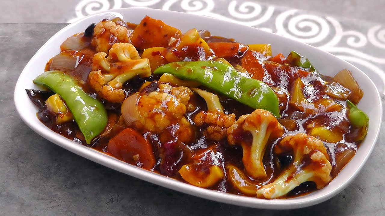 Vegan Chinese Recipes Chinese Ve ables in Szechuan Sauce Vegan Ve arian