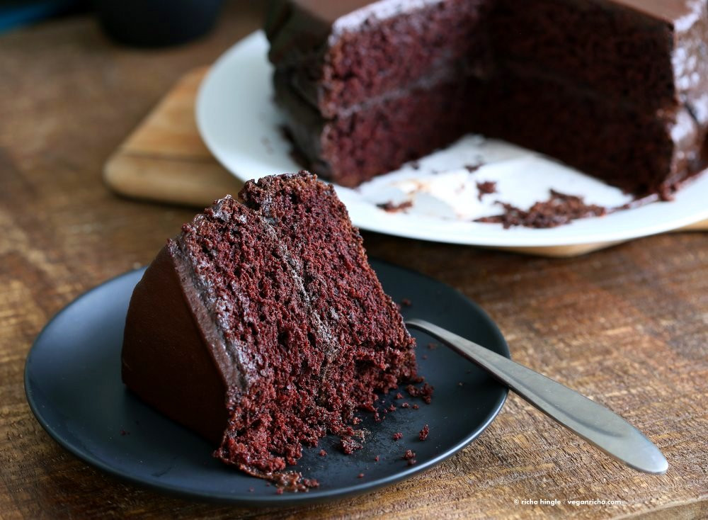 Vegan Chocolate Cake
 Vegan Chocolate Cake with Chocolate Peanut Butter Ganache