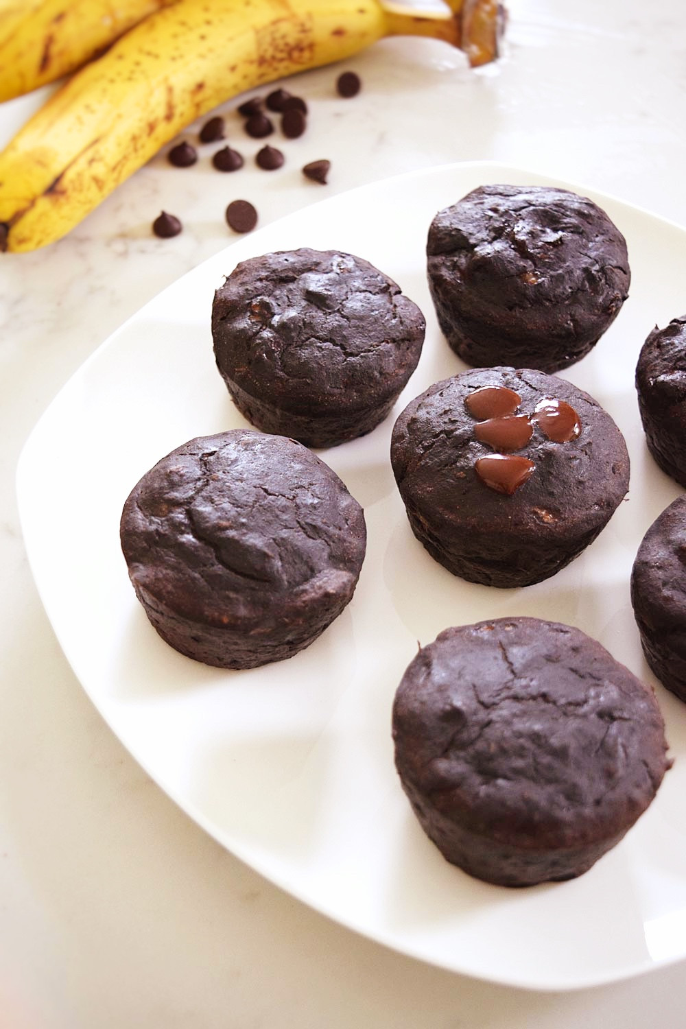 Vegan Chocolate Muffins
 Vegan Chocolate Banana Muffins Beaming Banana