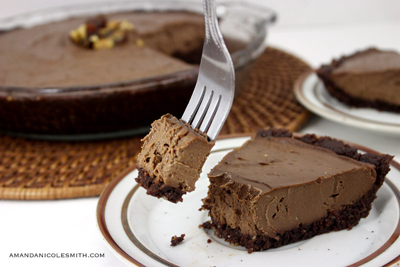 Vegan Chocolate Pie
 Chocolate Avocado Cream Pie