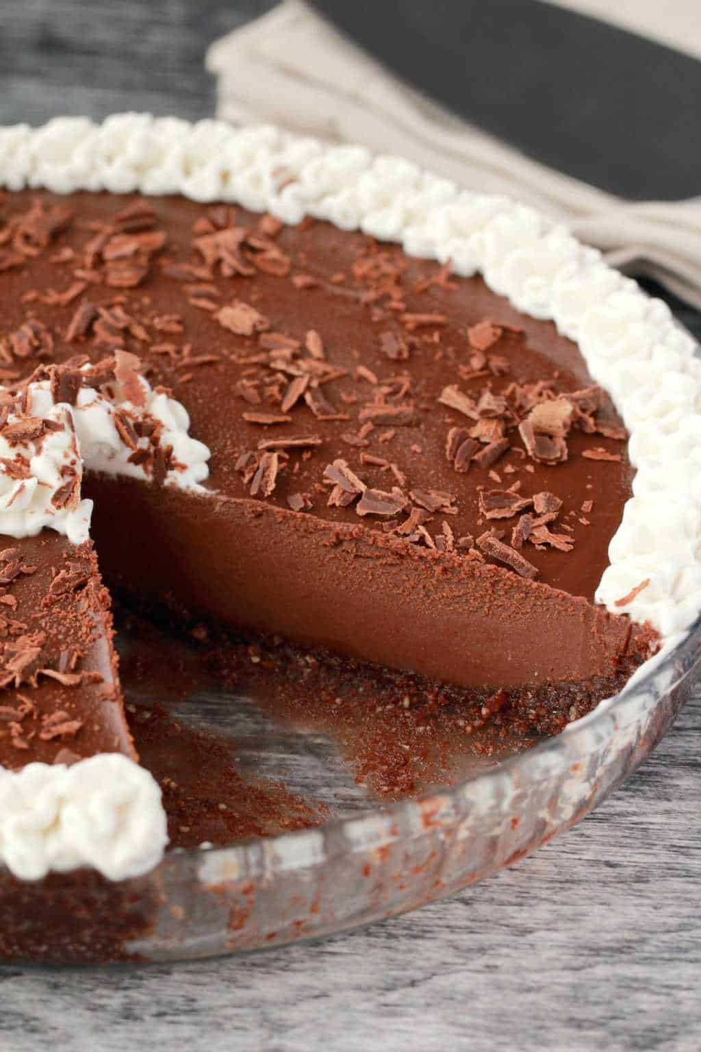 Vegan Chocolate Pie
 Ultra Rich No Bake Vegan Chocolate Pie Loving It Vegan