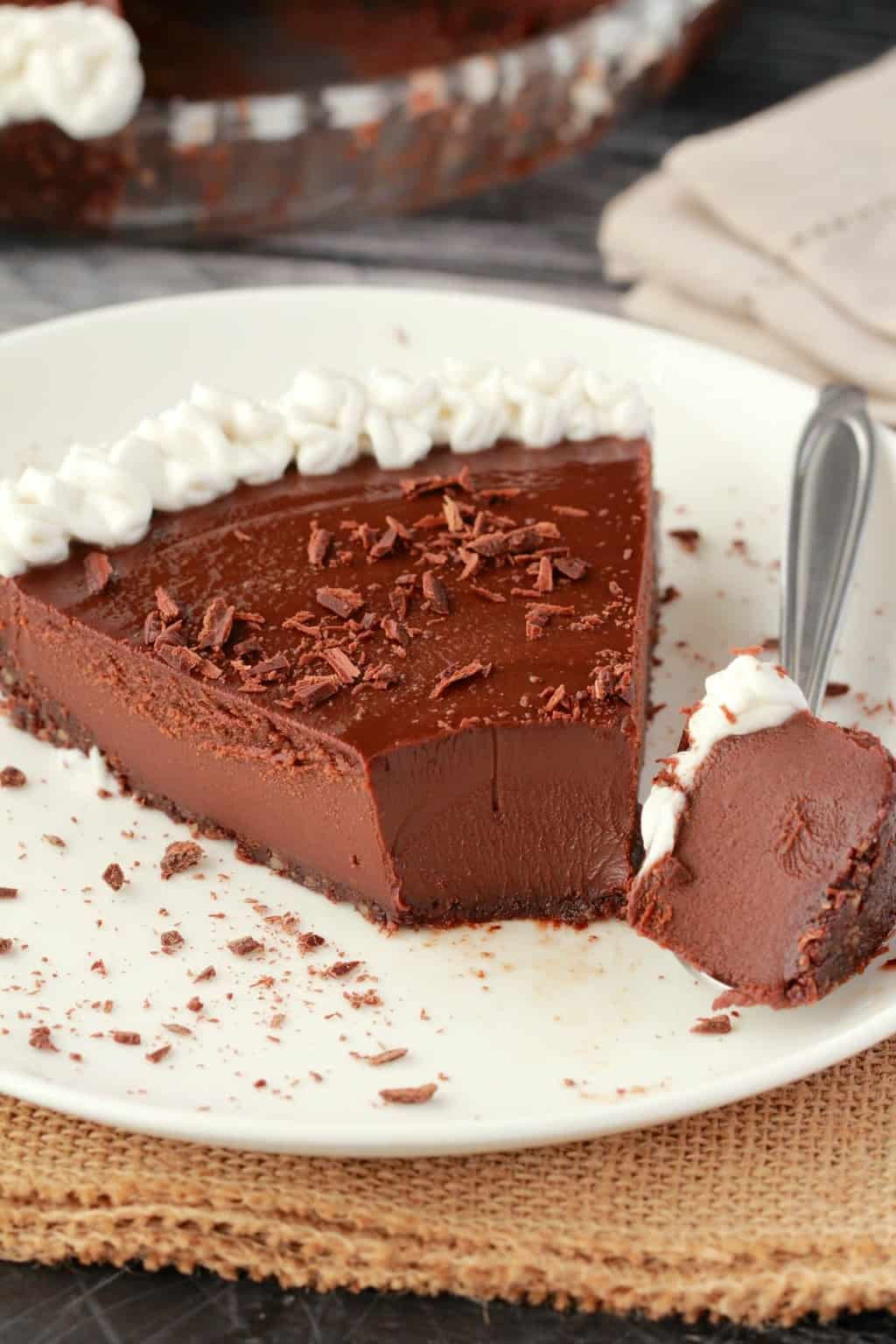 Vegan Chocolate Pie
 Ultra Rich No Bake Vegan Chocolate Pie Loving It Vegan