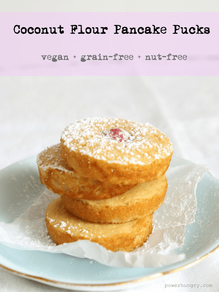 Vegan Coconut Flour Pancakes
 Coconut Flour Pancake Pucks vegan grain free nut free