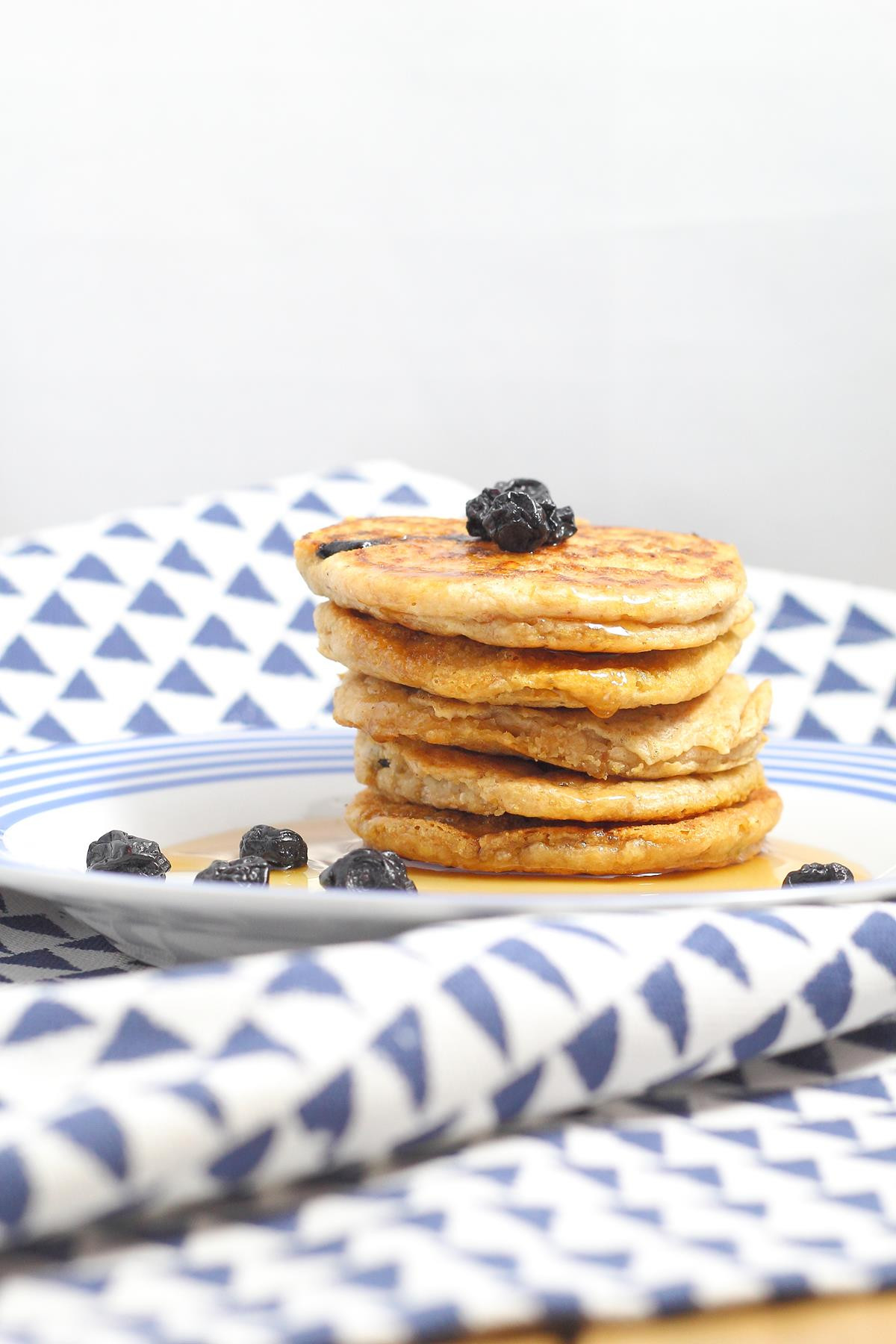 Vegan Coconut Flour Pancakes
 Blueberry Coconut Flour Pancakes