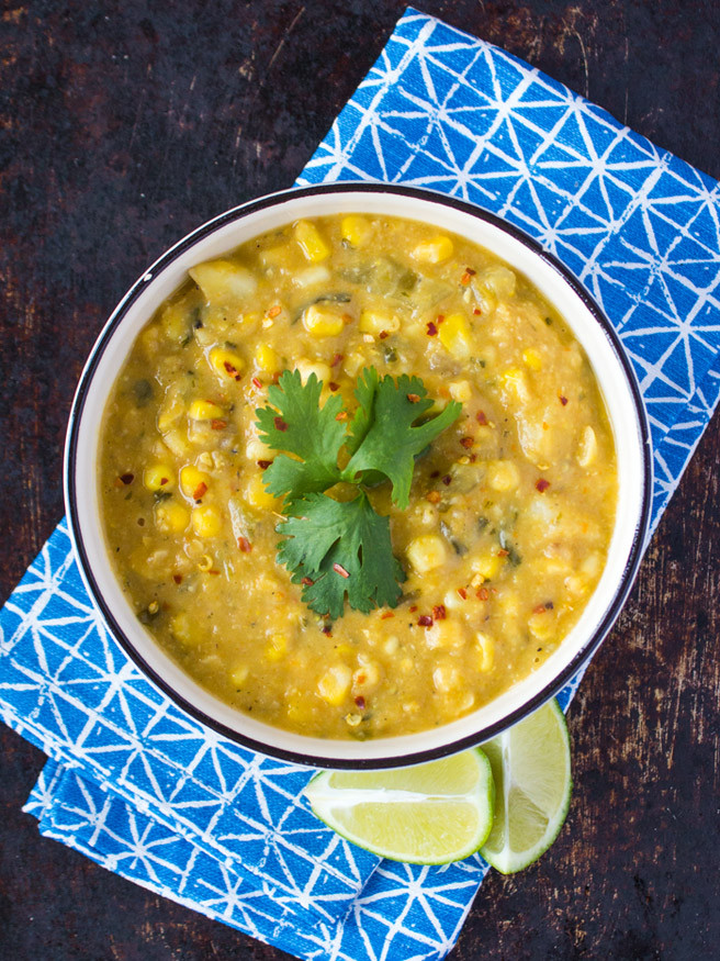 Vegan Corn Chowder
 Vegan Creamy Corn Chowder VIDEO Sweet Potato Soul by