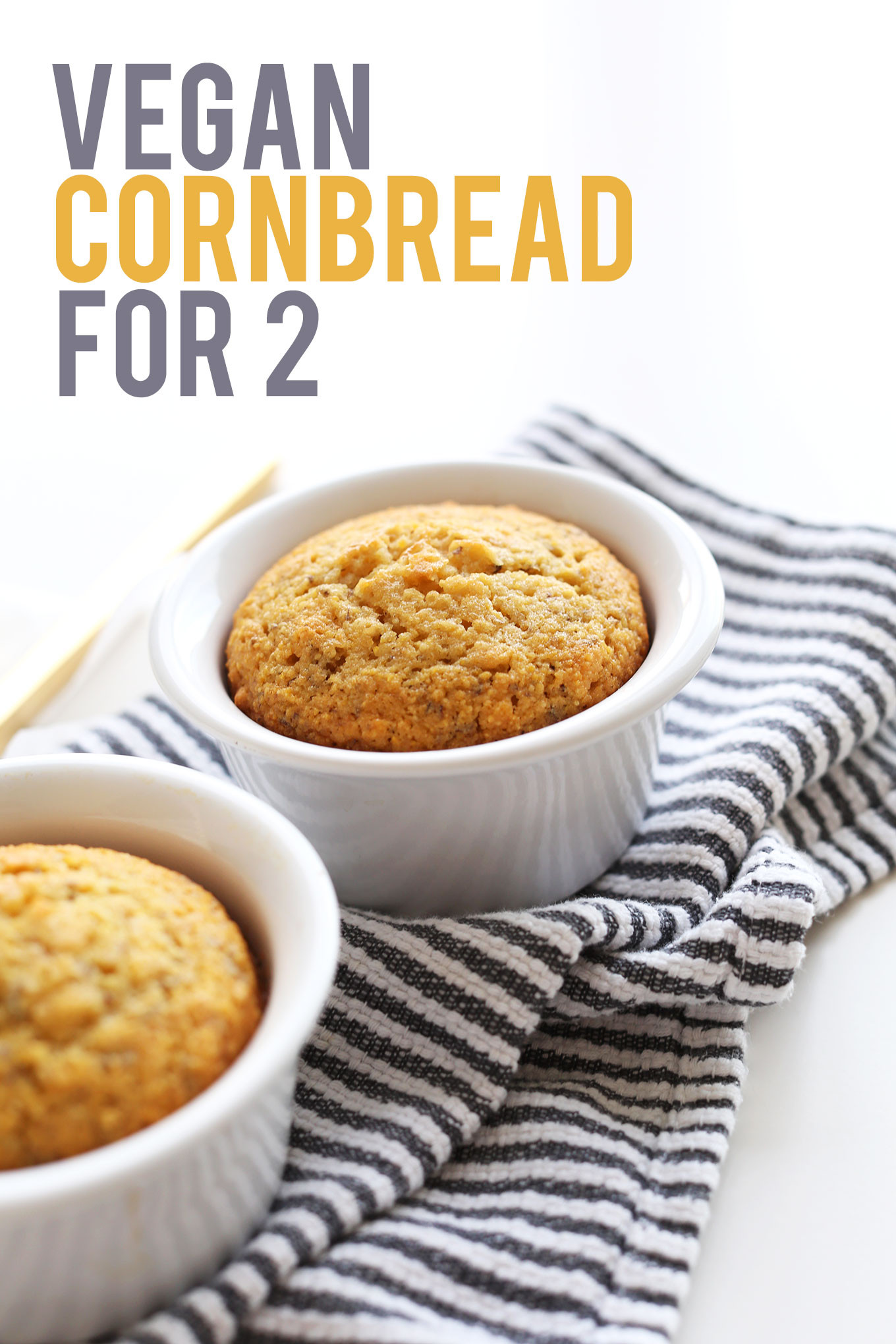 Vegan Cornbread Recipe
 Vegan Cornbread for 2