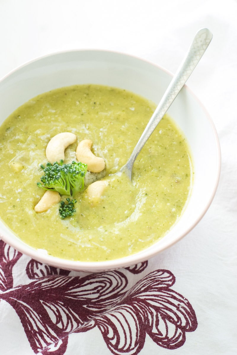 Vegan Cream Of Broccoli Soup
 vegan cream of broccoli soup
