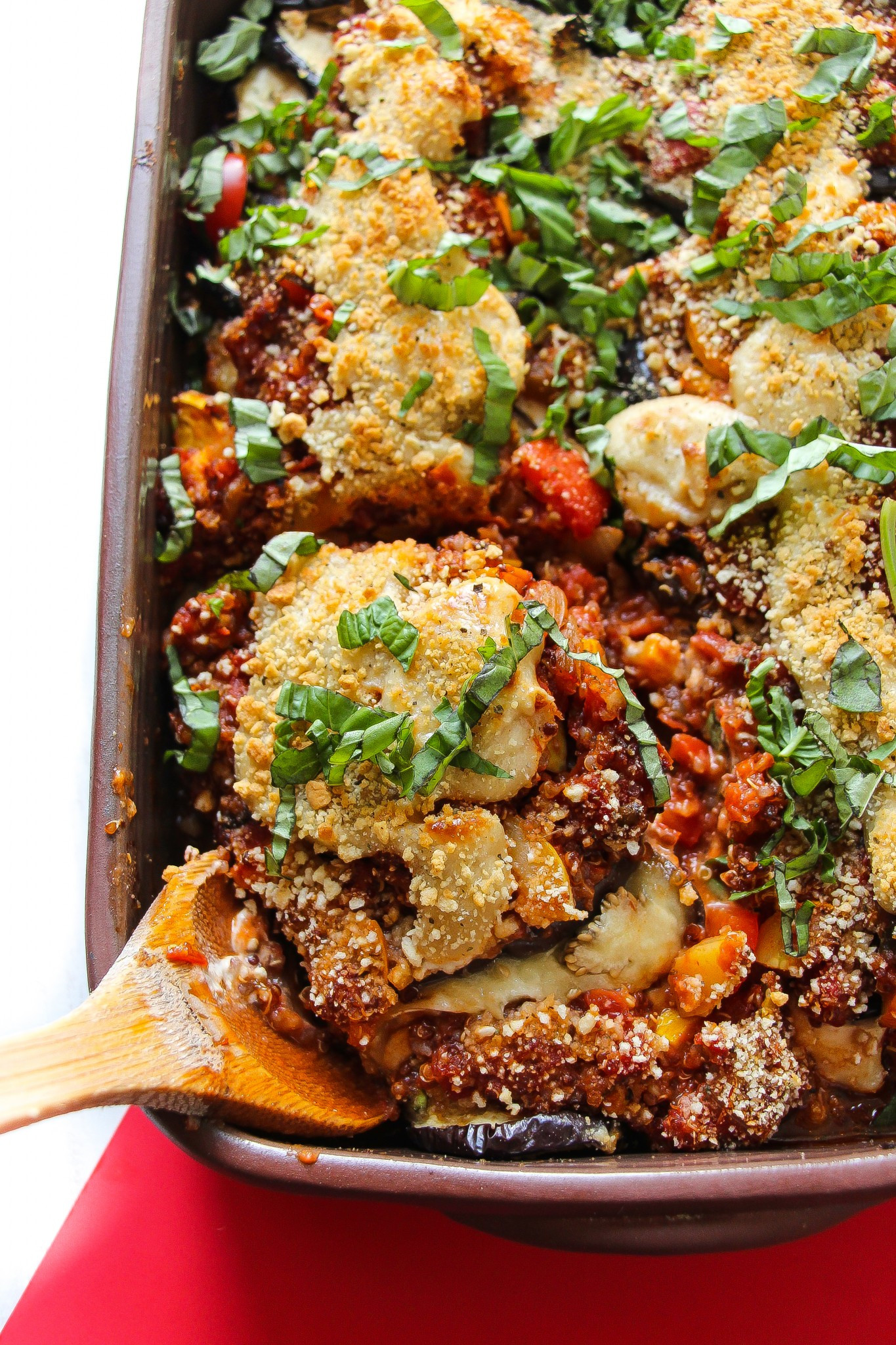 Vegan Eggplant Recipes
 Vegan Eggplant Parmesan Bake Layers of Happiness