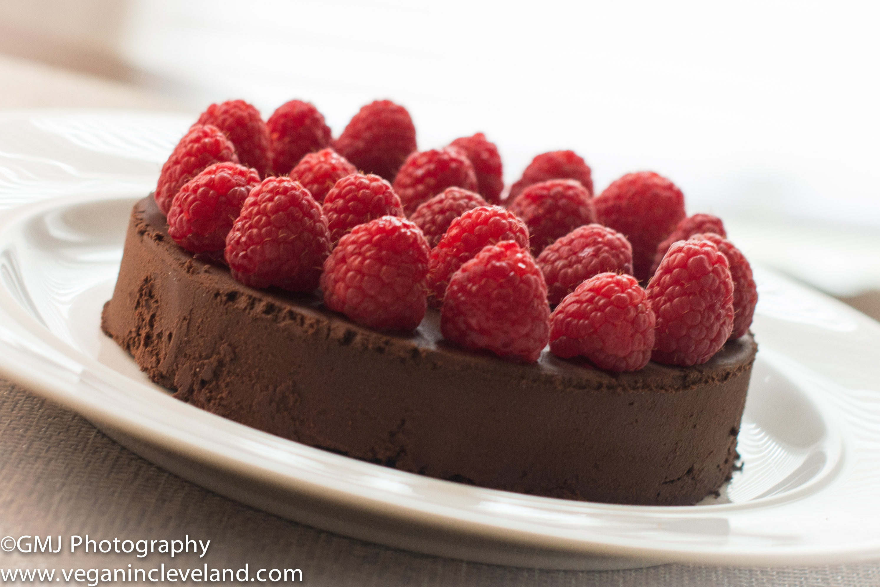 Vegan Flourless Chocolate Cake
 Chocolove Flourless Chocolate Cake with Raspberry Coulis