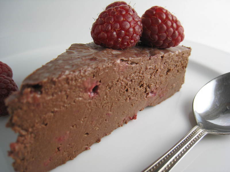 Vegan Flourless Chocolate Cake
 Flourless Vegan Chocolate Raspberry Mousse Veganbaking