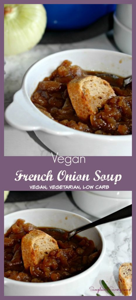 Vegan French Onion Soup
 Vegan French ion Soup Simple And Savory