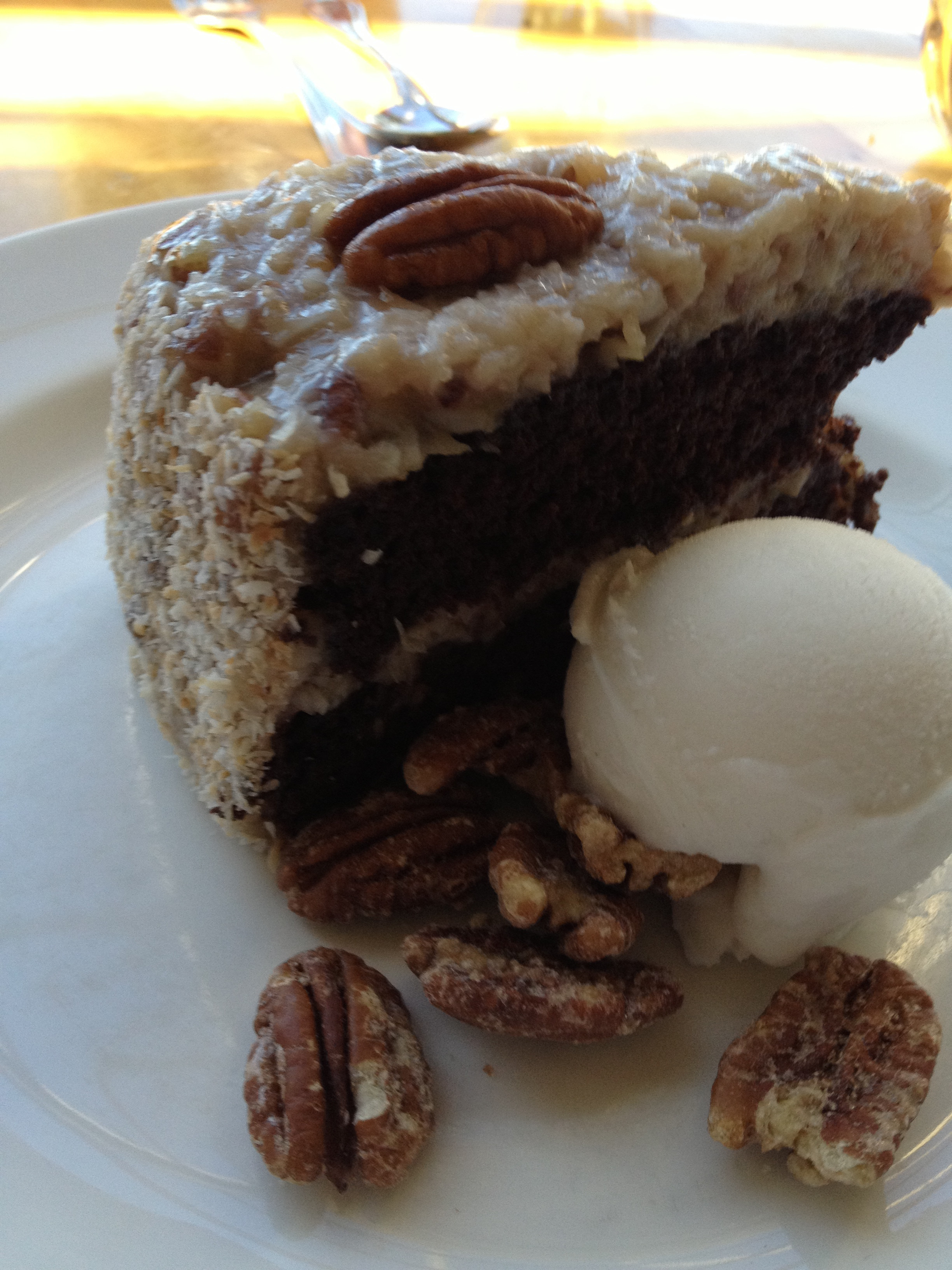 Vegan German Chocolate Cake
 SAN FRANCISCO RICH TABLE AND GREENS