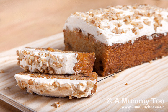 Vegan Gluten Free Carrot Cake
 Vegan carrot and date loaf with cinnamon walnut frosting