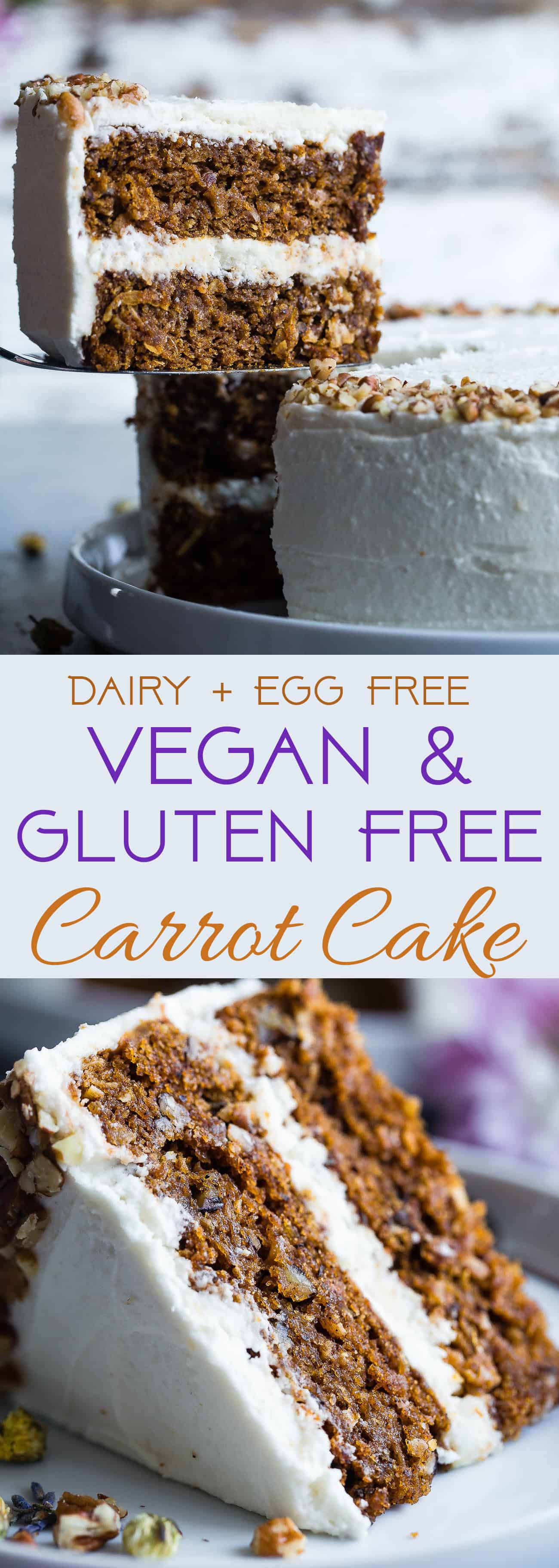Vegan Gluten Free Carrot Cake
 Vegan Gluten Free Dairy Free Carrot Cake