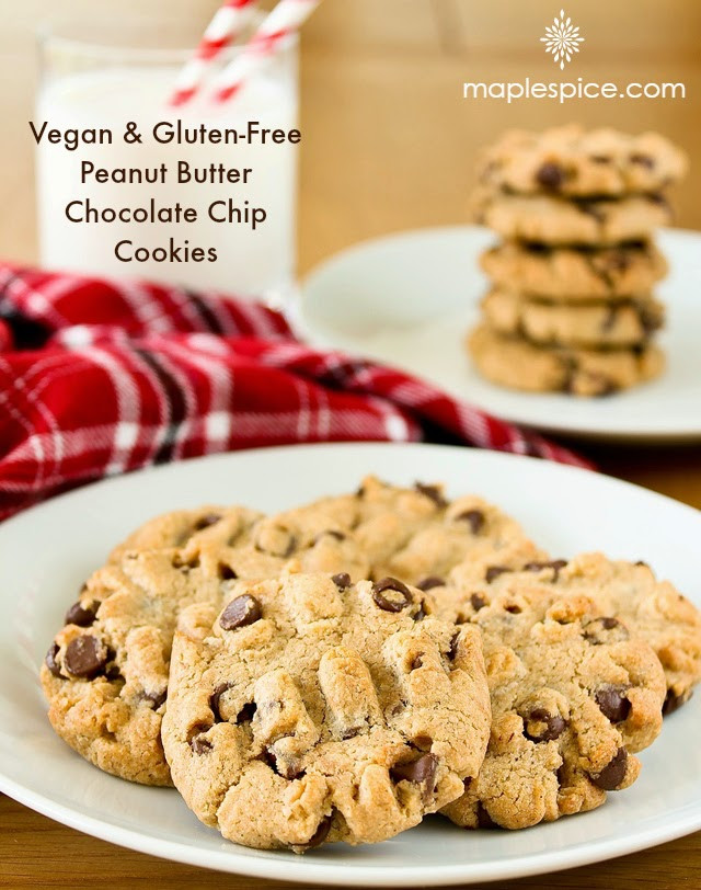 Vegan Gluten Free Chocolate Chip Cookies
 maple•spice Vegan & Gluten Free Peanut Butter Chocolate