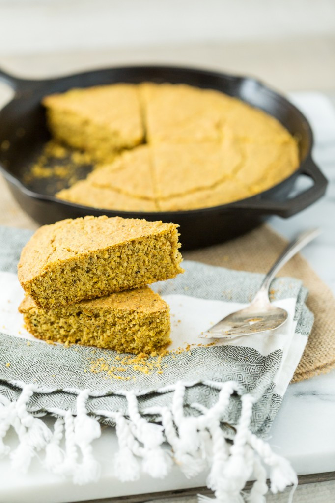 Vegan Gluten Free Cornbread
 Vegan Gluten Free Skillet Cornbread