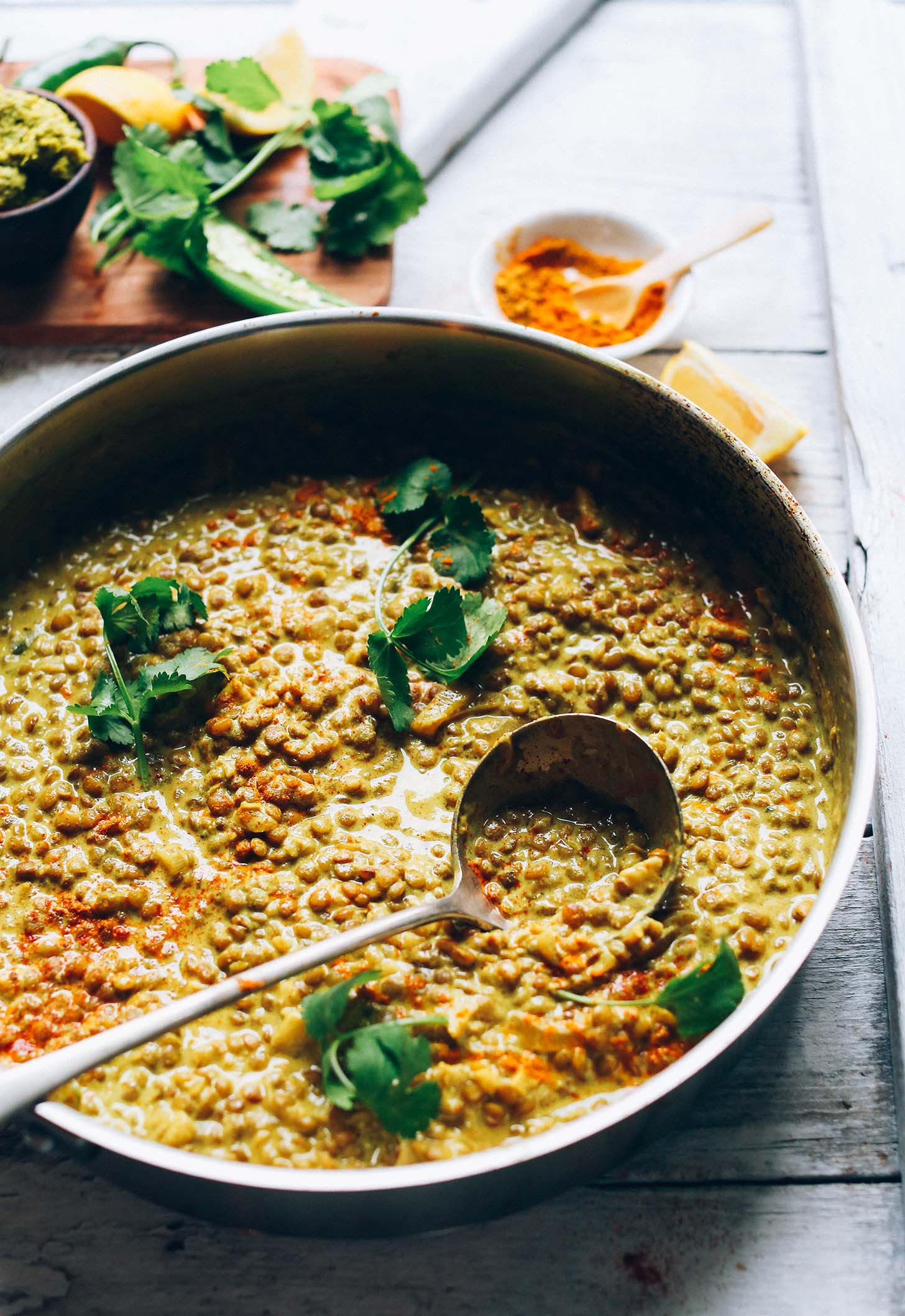 Vegan Lentil Recipes
 green lentil dal pressure cooker