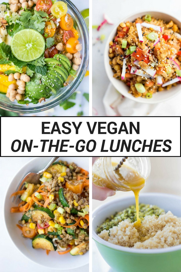 Vegan Lunch Recipes
 Easy Vegan the Go Lunches Fooduzzi